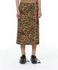 Yunse Zipper Skirt (Brown Leopard)