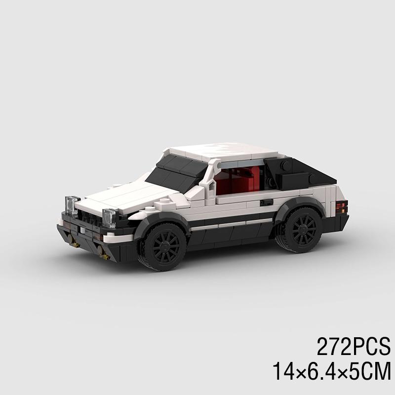 MOC Speed Sports F1 City Racing Car AE86 Building Blocks Brick Vehicle Supercar Fast & Furious1 MK4 Supra Kids Toys Boy