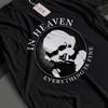 Vintage Cult Horror Movie Graphic T-Shirt, In Heaven Everything Is Fine Retro Film Tee, Faded Washed Black Unisex Dark Streetwear Merch