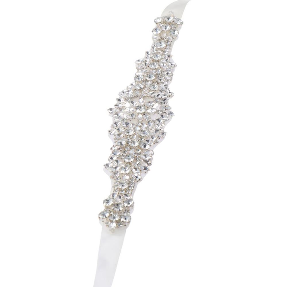 Diamond Flower Size: 29*6cm, Ribbon Size 270*2cm Wedding Belt Rhinestone Belt  Graduation