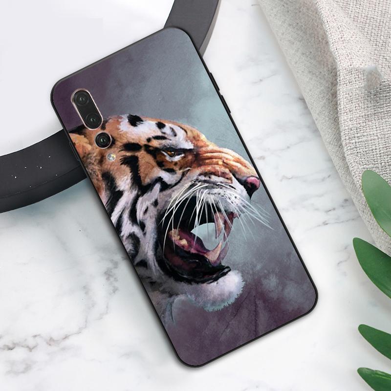 Ferocious Tiger Animal Case For Huawei Nova Y73 Y72 Y70 Y90 Y60 Y61 Y91 12s 12i 11i 8i 9 10 SE P40 Lite P60 P30 Pro