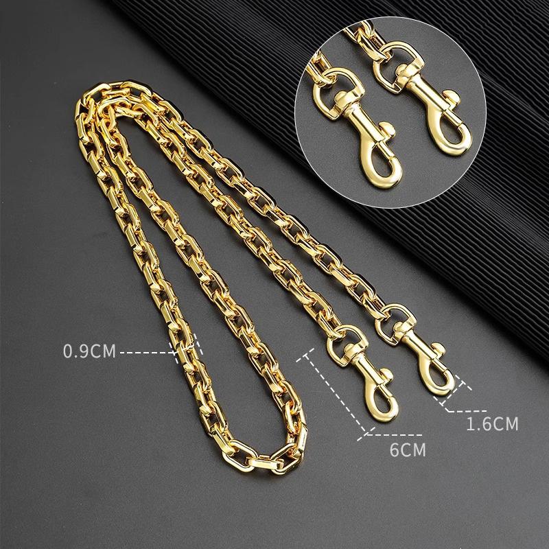 Bag chain accessories high-grade metal crossbody chain replacement shoulder strap extension chain lengthened 60cm