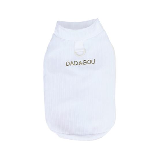 Ubrania dla zwierząt Nadruk Miękki rekwizyt fotograficzny Oddychająca wygodna koszulka z poliestrowym pierścieniem holowniczym dla zwierząt Akcesoria sprężynowe