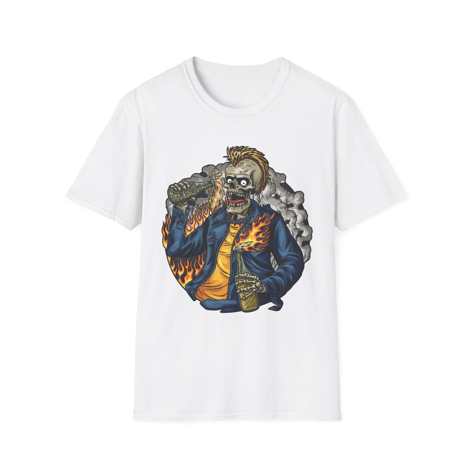 

Graphic Novelty T-Shirt, Horror Fan Gift, Unisex Tee, Halloween Fashion 5XL різнокольоровий