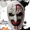 Latex Halloween Bloody Clown Mask Soft Role-playing Costume Masks Hat Clown Head Cover  Makeup