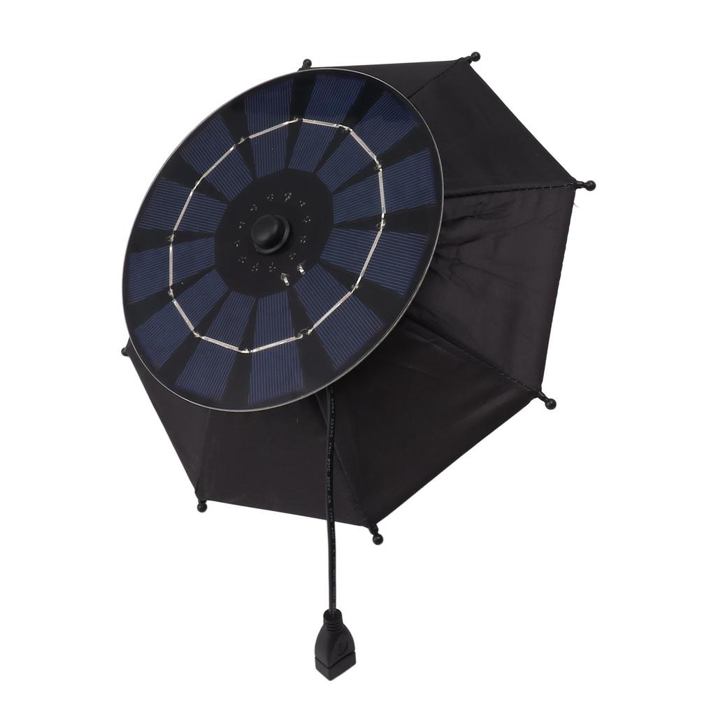 10W Solar Panel Phone Umbrella Rain Protection Phone Stand Charging Umbrella for Motorcycle