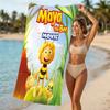 Beach Towel with Maya the bee Pattern - soft,absorbent,machine washable Lightweight&Modern,swimming,Travel Essentials