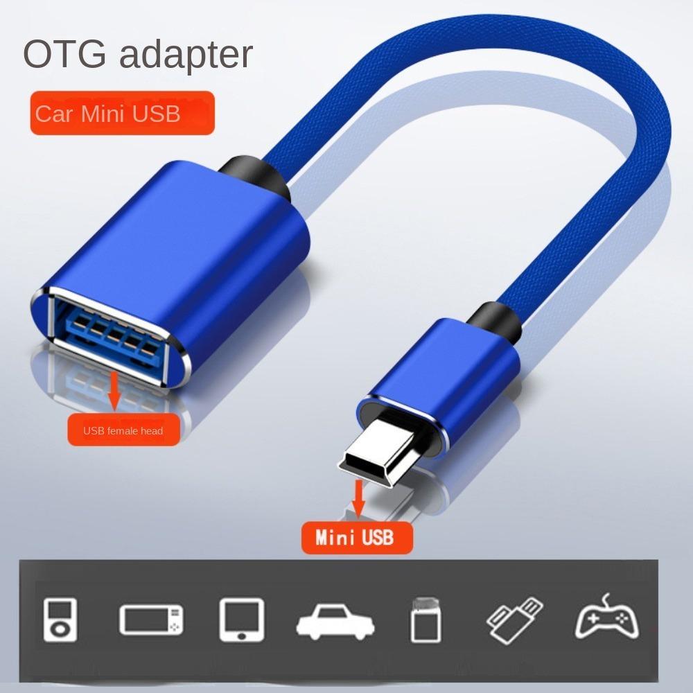 Câble Mini USB 2.0 5P Mini vers USB Adaptateur Mini vers USB OTG Pour Audio de Voiture / Lecteur MP3 MP4
