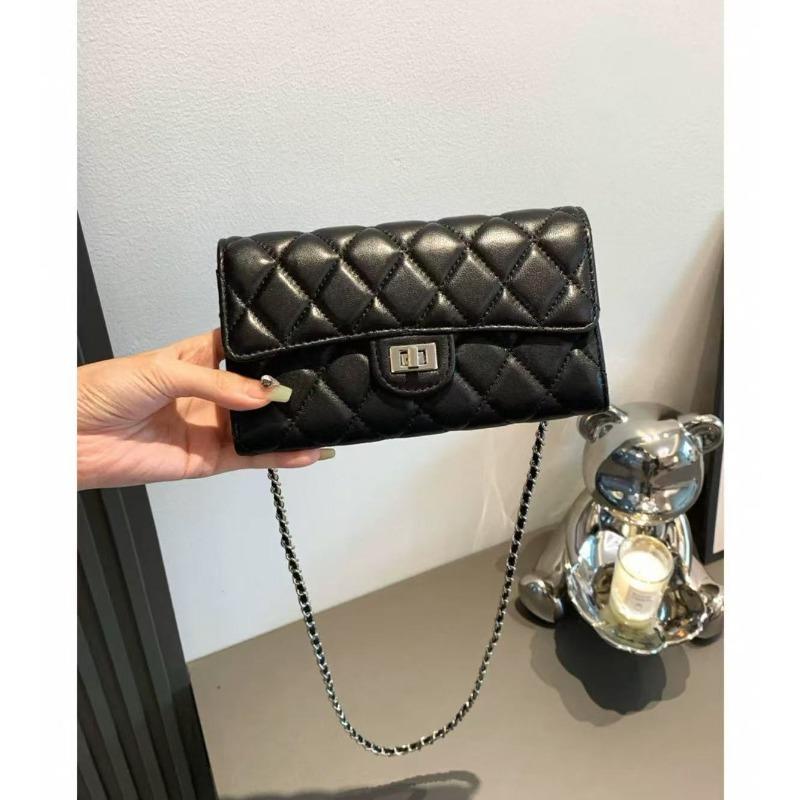 

Change bag female chick yellow mobile phone bag 2 new diamond chain bag versatile shoulder messenger bag чёрный