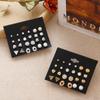 Women 'S Earrings Set Pearl Earrings For Fashionable Jewelry Women Bohemian Chic Style Geometric Crystalline Heart Stud EarringsFashion Stud