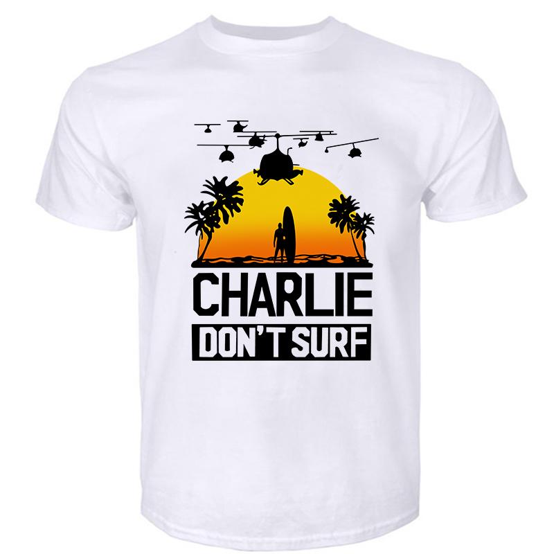 Charlie Dont Surf tshirt Unisex Apocalypse Now Film Movie Unisex tshirt Fashion cotton teeshirt