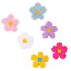 6 Pcs Small Sewing Patches Flowers Applique Patches Embroidered Patches Iron On Patches Repair Patches for Jeans Bag