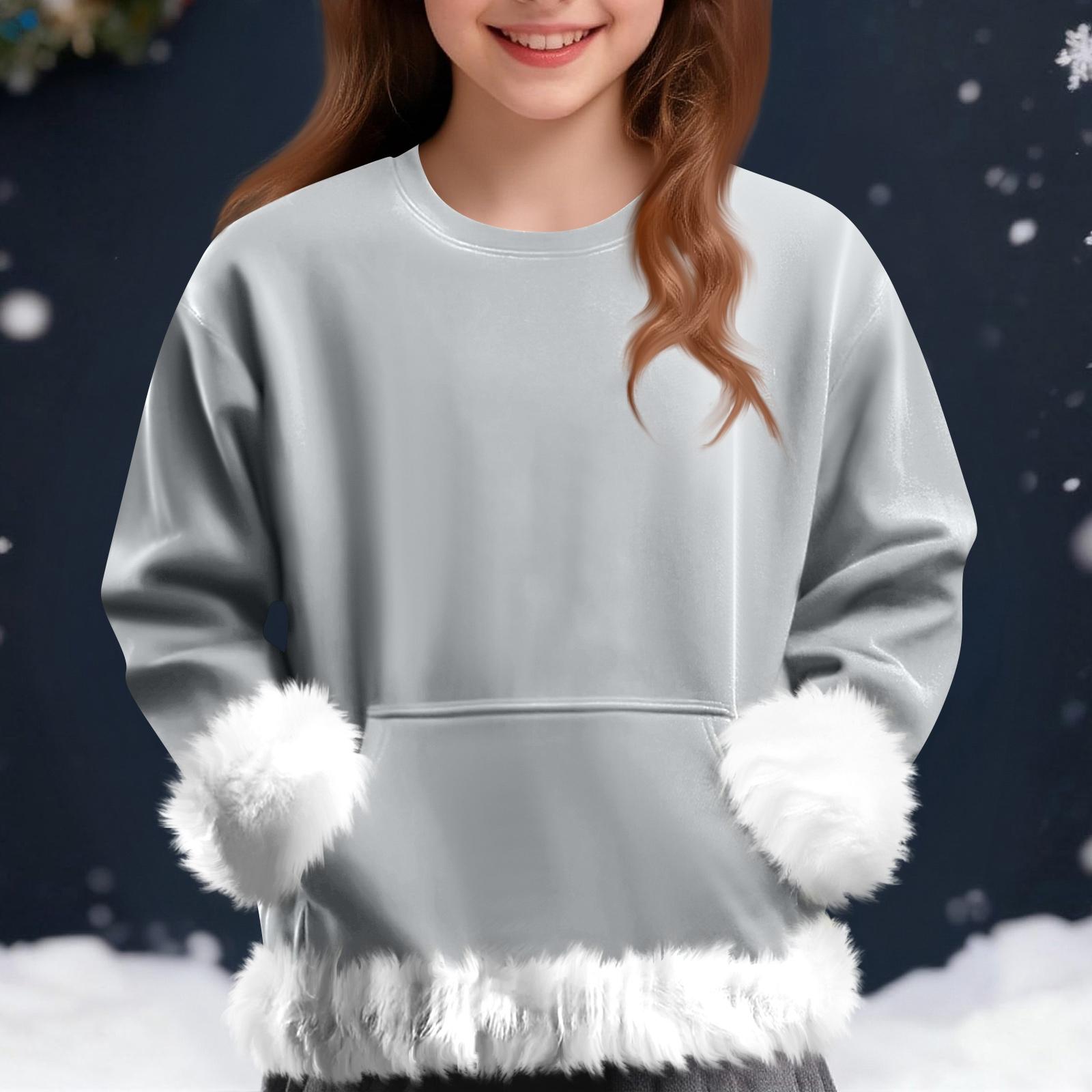 

Children s Sweatshirt Girls Boys Long Sleeve Lightweight Casual Round Neck Loose Comfortable Sweatshirt 120