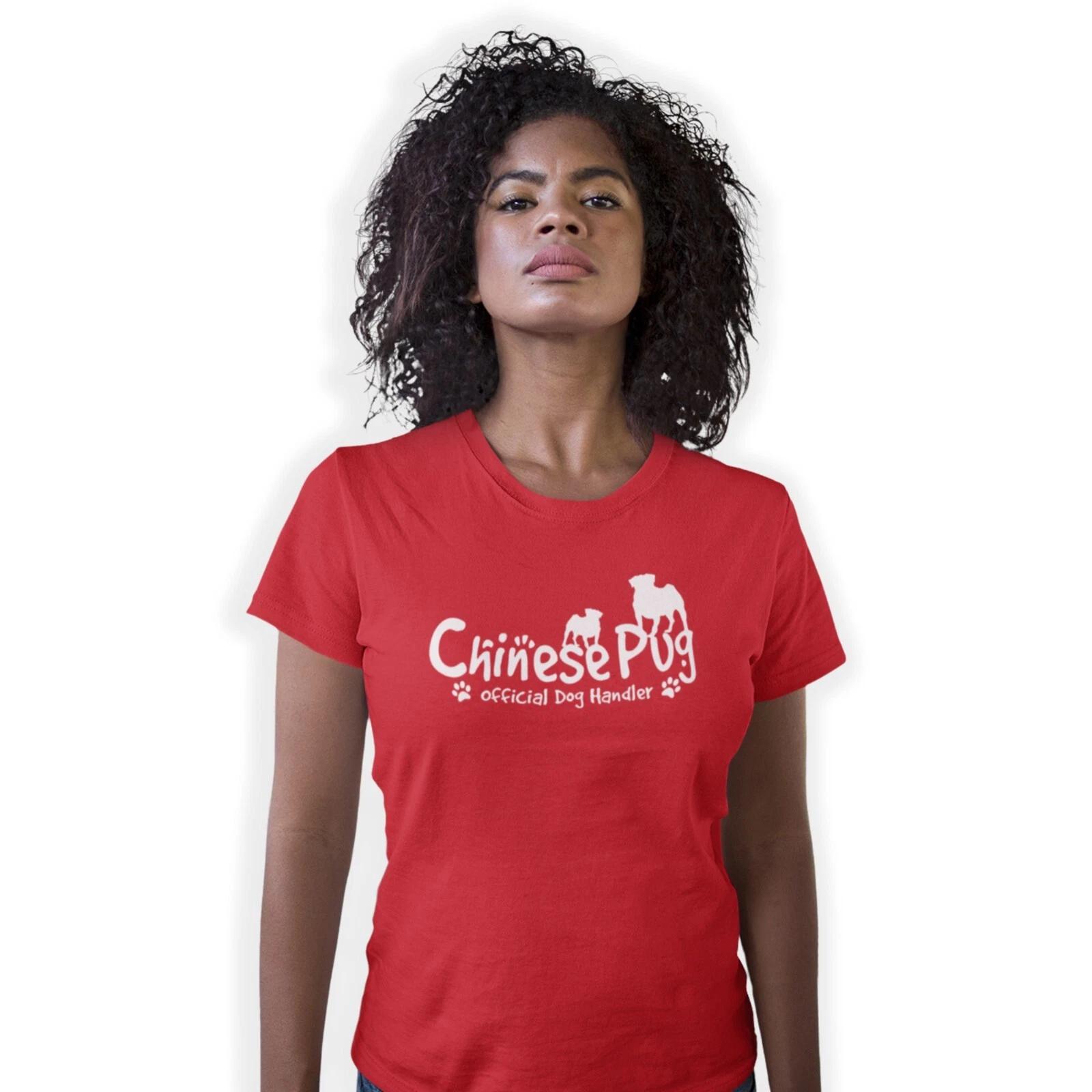 Chinese Pug Official Dog Handler T-Shirt Dog Lover Birthday Gift S