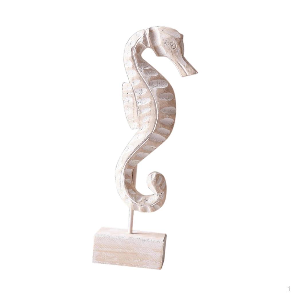 Artistic Wooden Statue for Beach House Mantel And Living Room