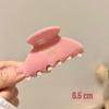 Koreanischer Eleganter Kürbisbogen Polka Dot Haarspange - Groß, Cremige Texturierte Hochsteckfrisur-Accessoire