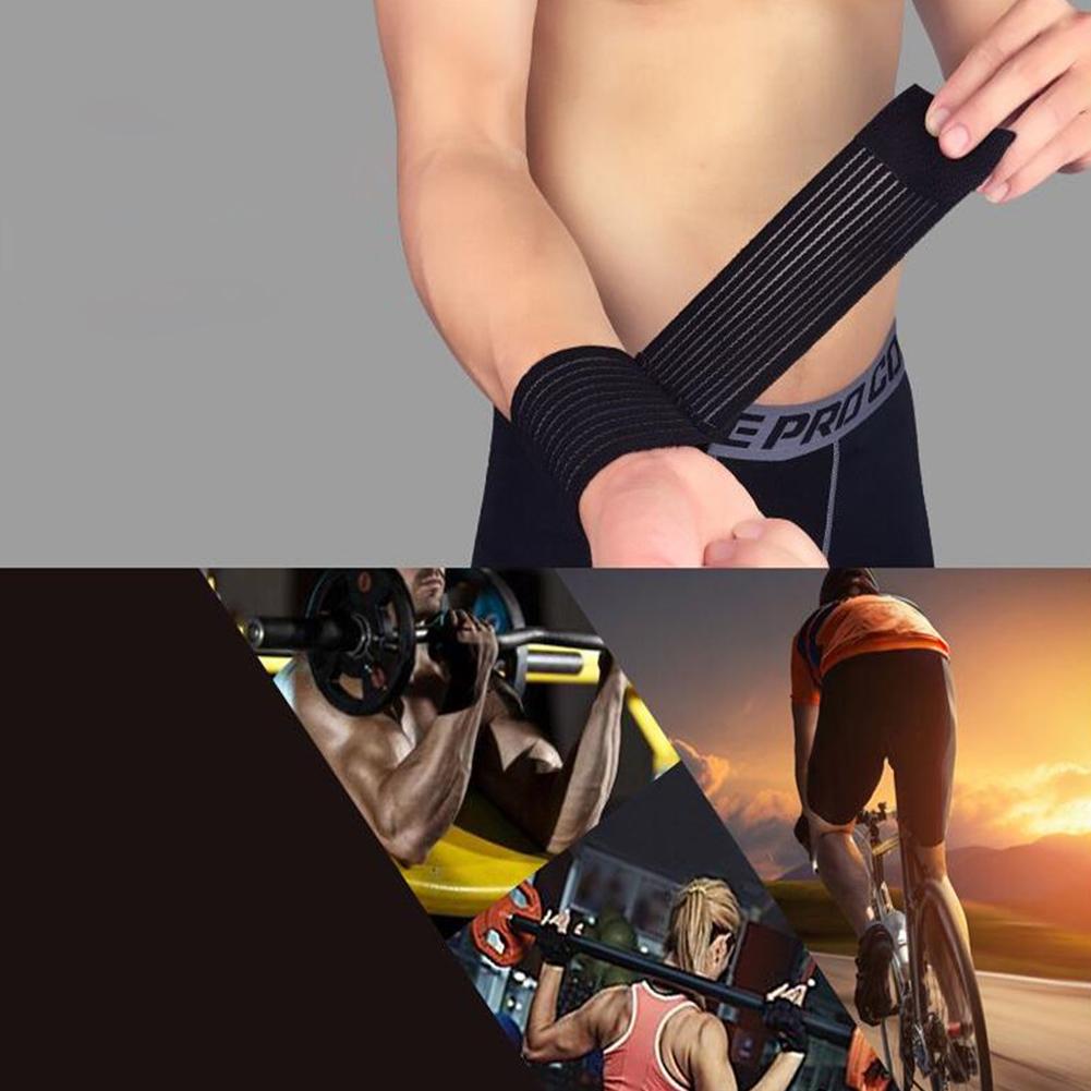 Adjustable Wrist Protection Elastic Bandage Band Strength Training Wrist Guard for Weightlifting Sports etc