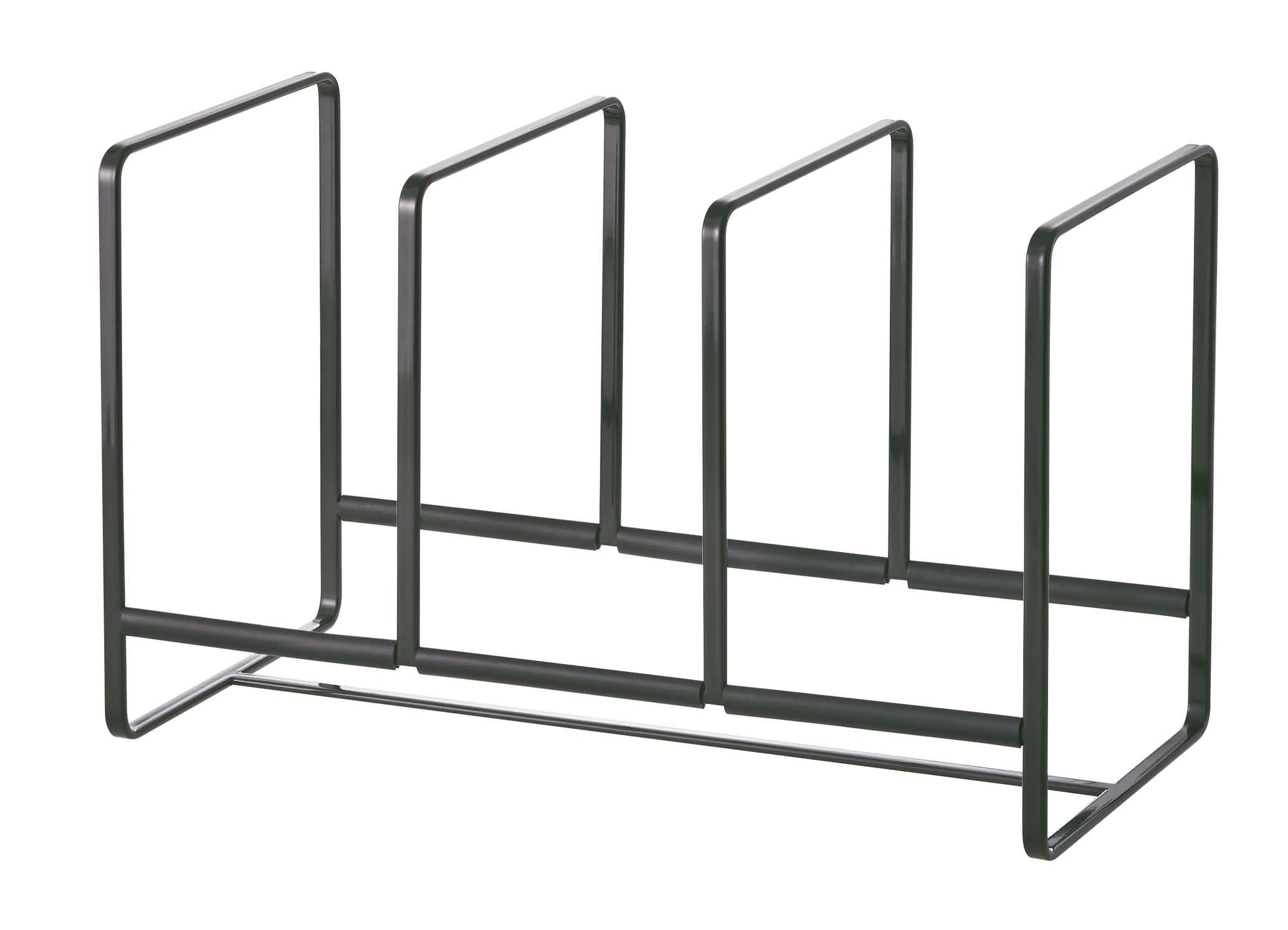 

Yamazaki Dish Stand Dish Rack Tower Wide L Black 2965 чорний