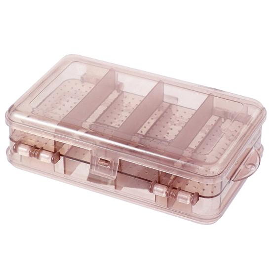 10 Grids Transparent Jewelry Organizer Divided Plastic Practical Women Jewelry Necklace Storage Case Household Supplies
