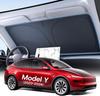 2026 Pour Tesla Model Y Juniper Model 3 Highland Pare-soleil Pare-brise Blocage Solaire Pliable Isolation Thermique Sac de Rangement Pare-soleil