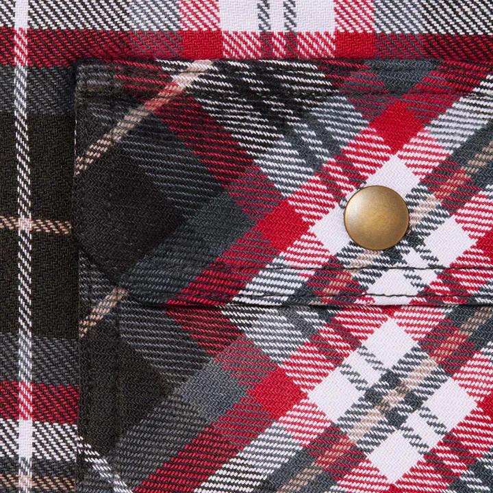 Supreme Dickies Lined Zip Up Hooded Flannel Shirt Black