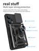 For Xiaomi Poco F5 Case Magnetic Ring Kickstand Funda for Xiaomi POCO F5 Case Slide Lens Armor Pocco F5 Little Cover