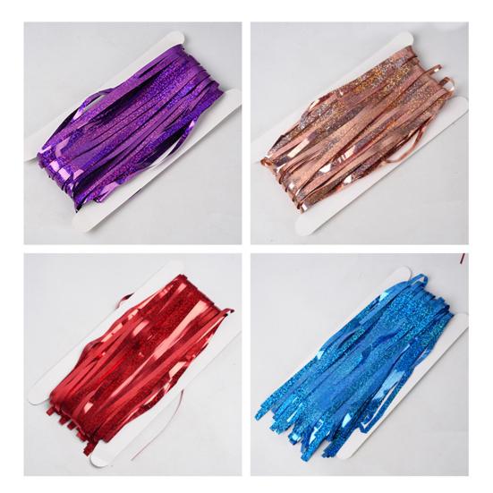 Rain Curtain 1 X 2.5m Sparkling Foil Fringe Backdrop Set