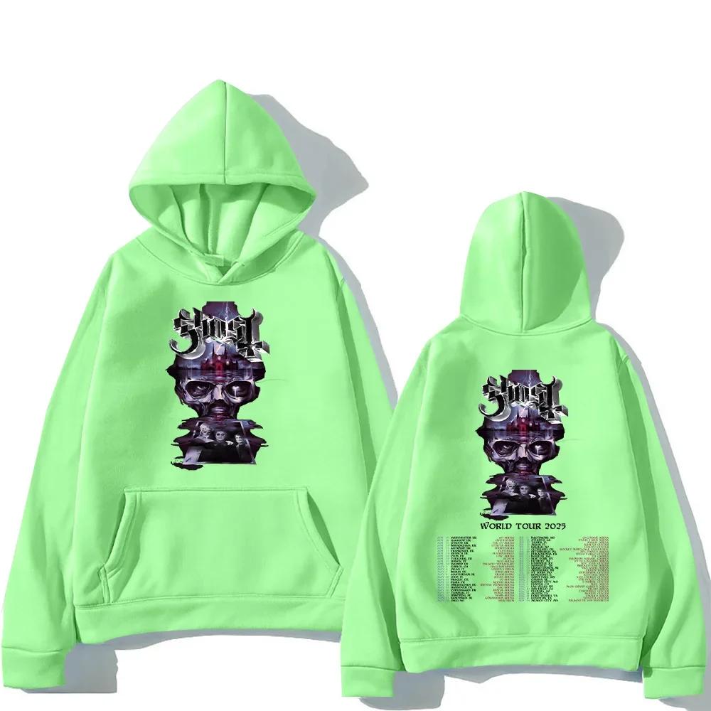 Ghost Band World Tour Sweatshirts Männer Frauen Hip Hop Metal Rock Hoodies Gothic Kleidung Übergroße Kleidung Fans Geschenk Klassischer Hoody