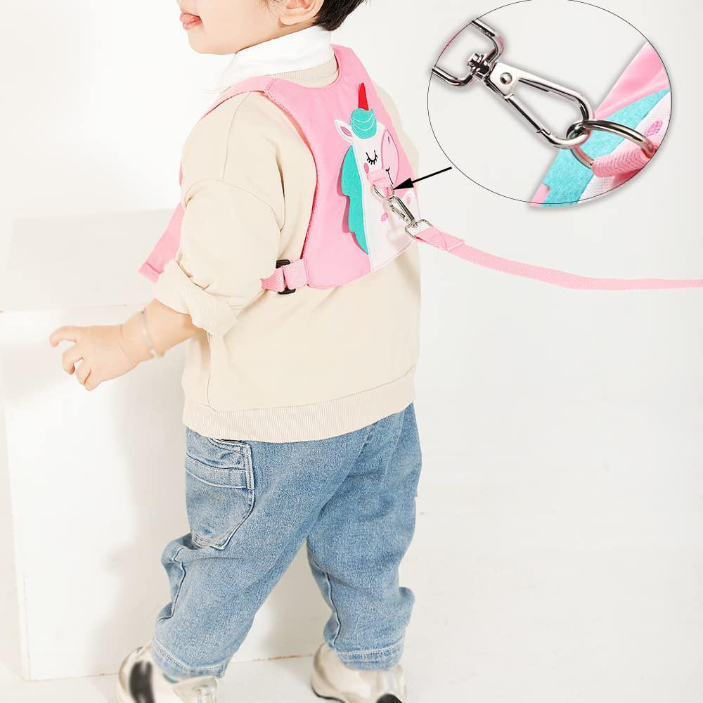 Children's Anti-Lost Safety Leash and Backpack Combo with Traction Rope and Wristband for Strollers