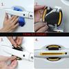 4 Pcs/Set Car Door Wrist Reflective Sticker Universal Car Door Wrist Scratch Protective Film Pad with Safety Reflective Strip