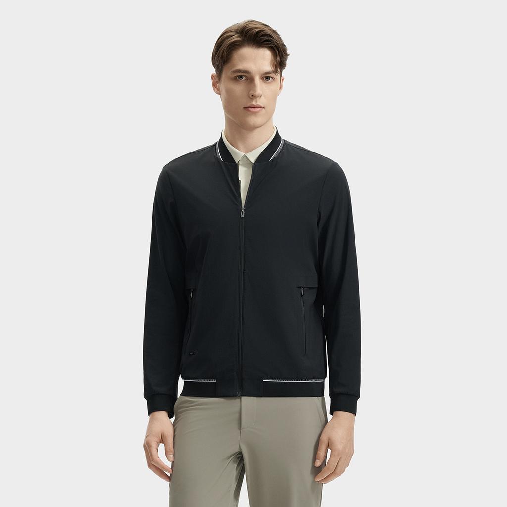 New FILA Jackets Men's Jet Black F11M432704FBK