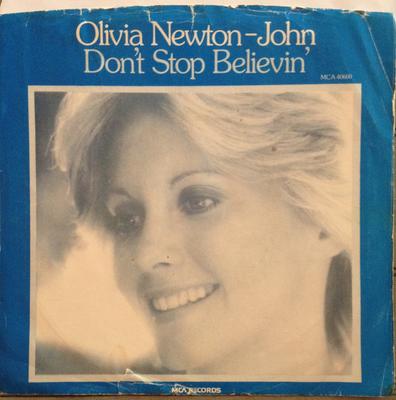 7-Zoll Schallplatte OLIVIA NEWTON-JOHN - Don't Stop Believin' MCA40600 MCA Records 1976 US Pop Gebraucht