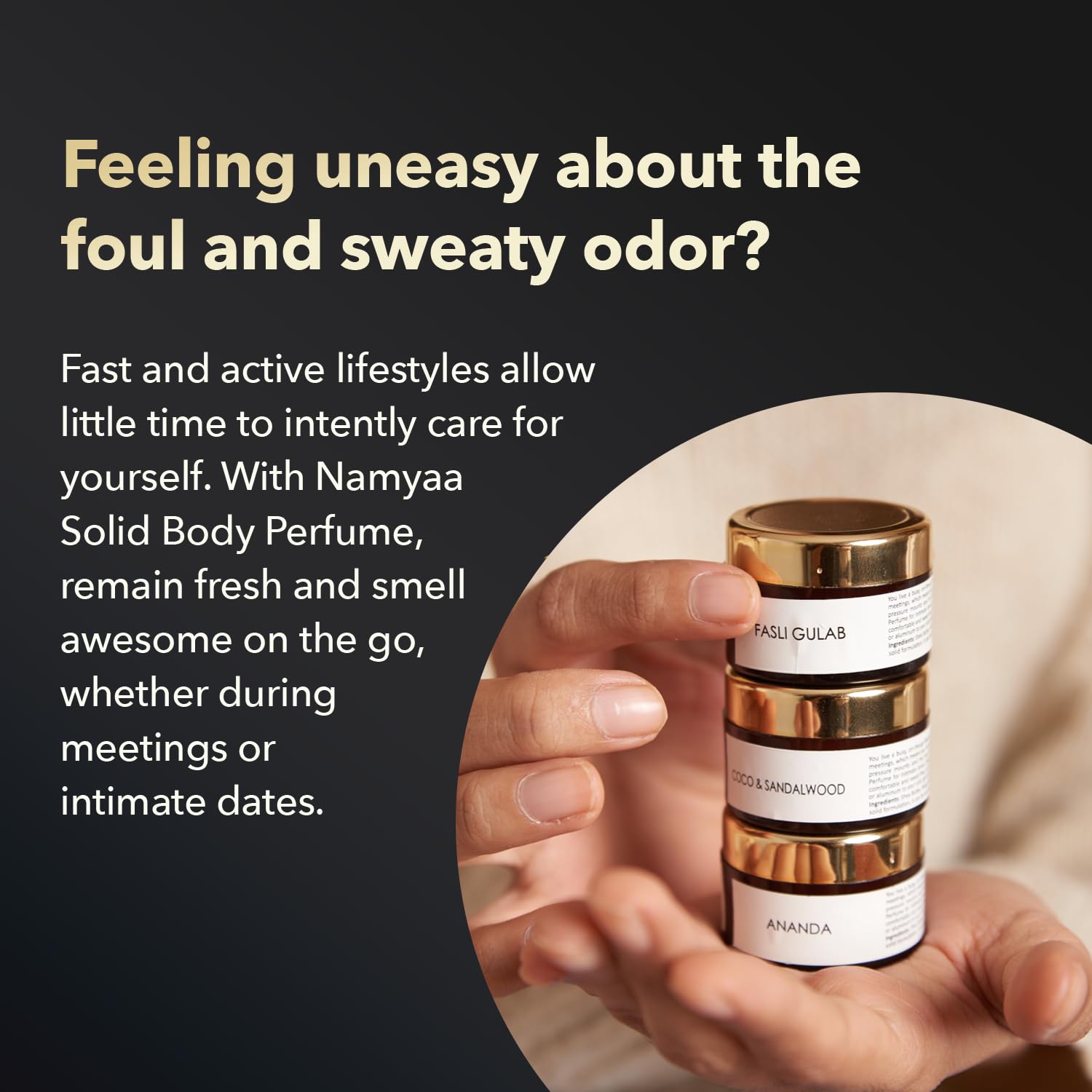 Твердые натуральные духи для тела для чувствительных зон подмышек — фото 6