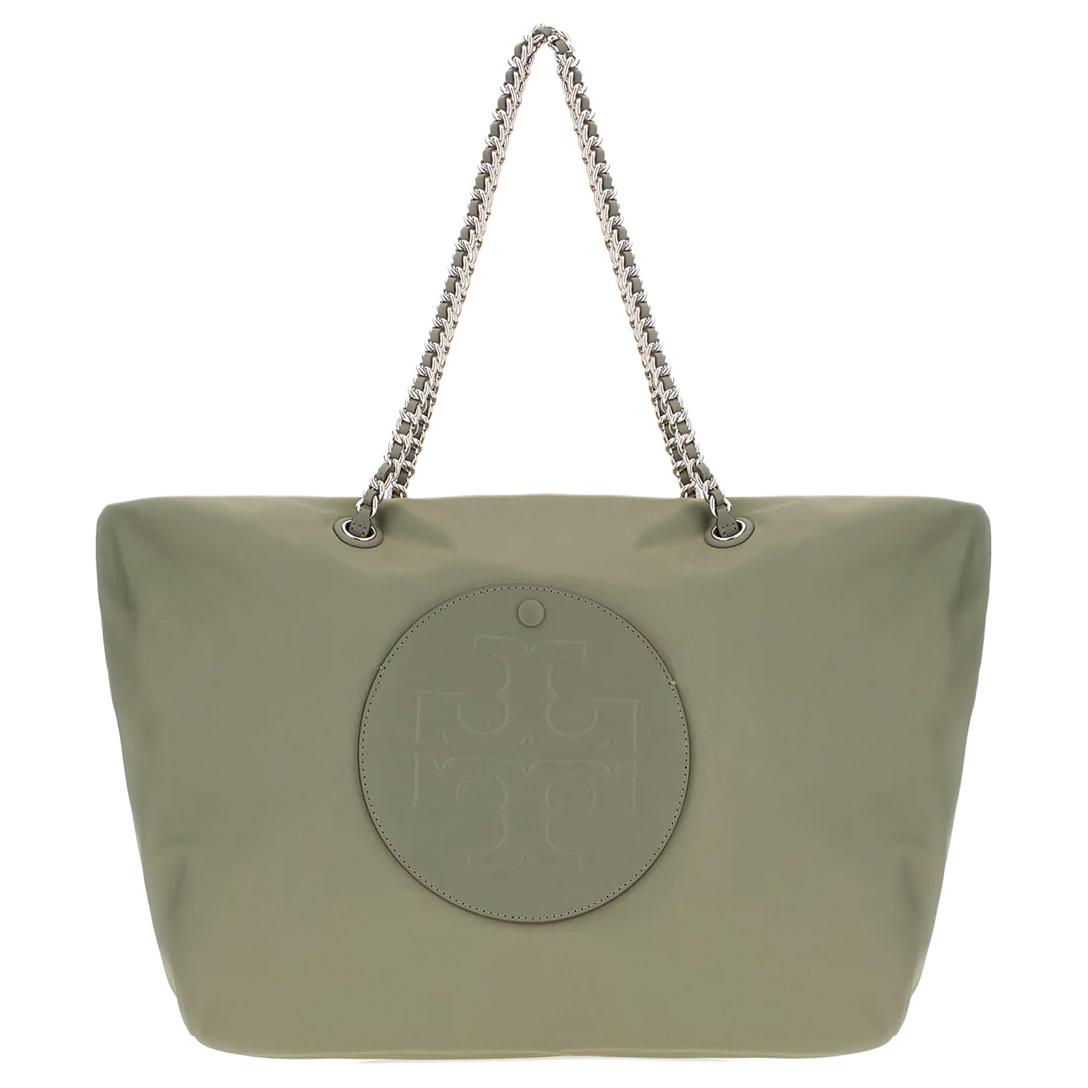 

Tory Burch Ella Logo Chain Strap Tote Bag Women Tote Green 171639-020 Basic Set (Bag+Dust Bag)