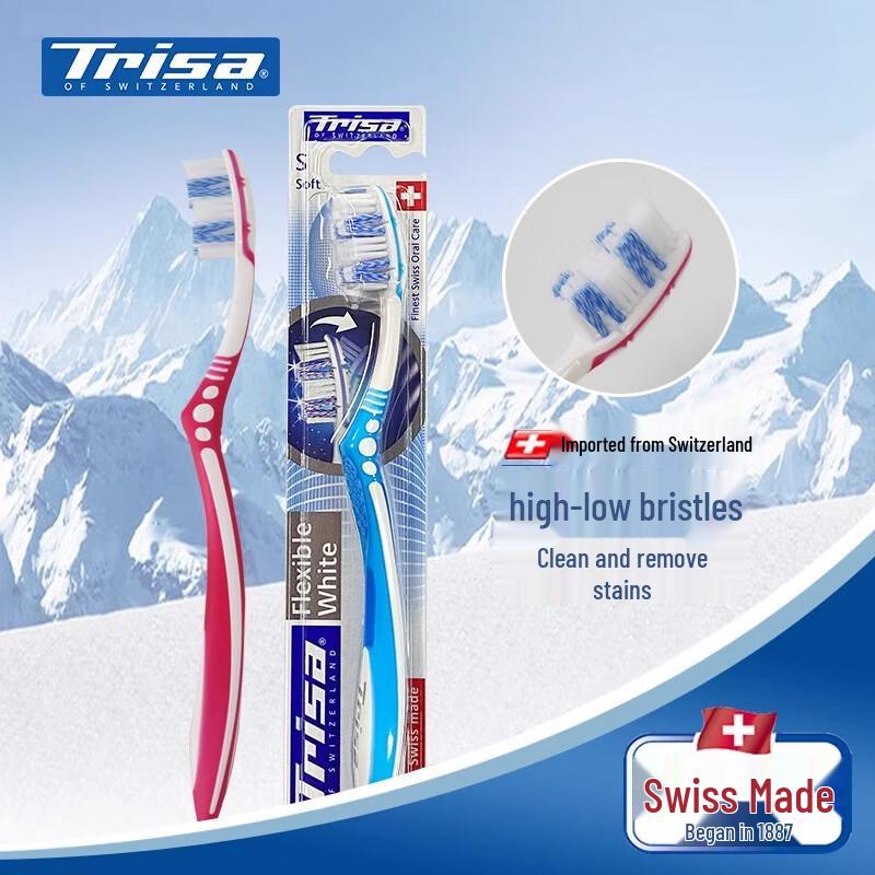 

Зубная щетка TRISA Swiss с мягкой щетиной