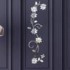 Acrylic Flower Shape Wall Sticker Background Art Living Room Mirror Home Fashion Decoration Wall Stickers Posters House Supplies