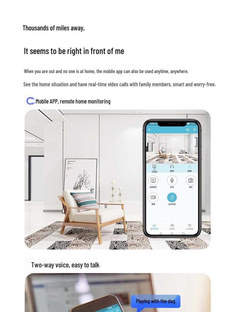 Okam300 Indoor 4G HD Remote Security Camera with Battery