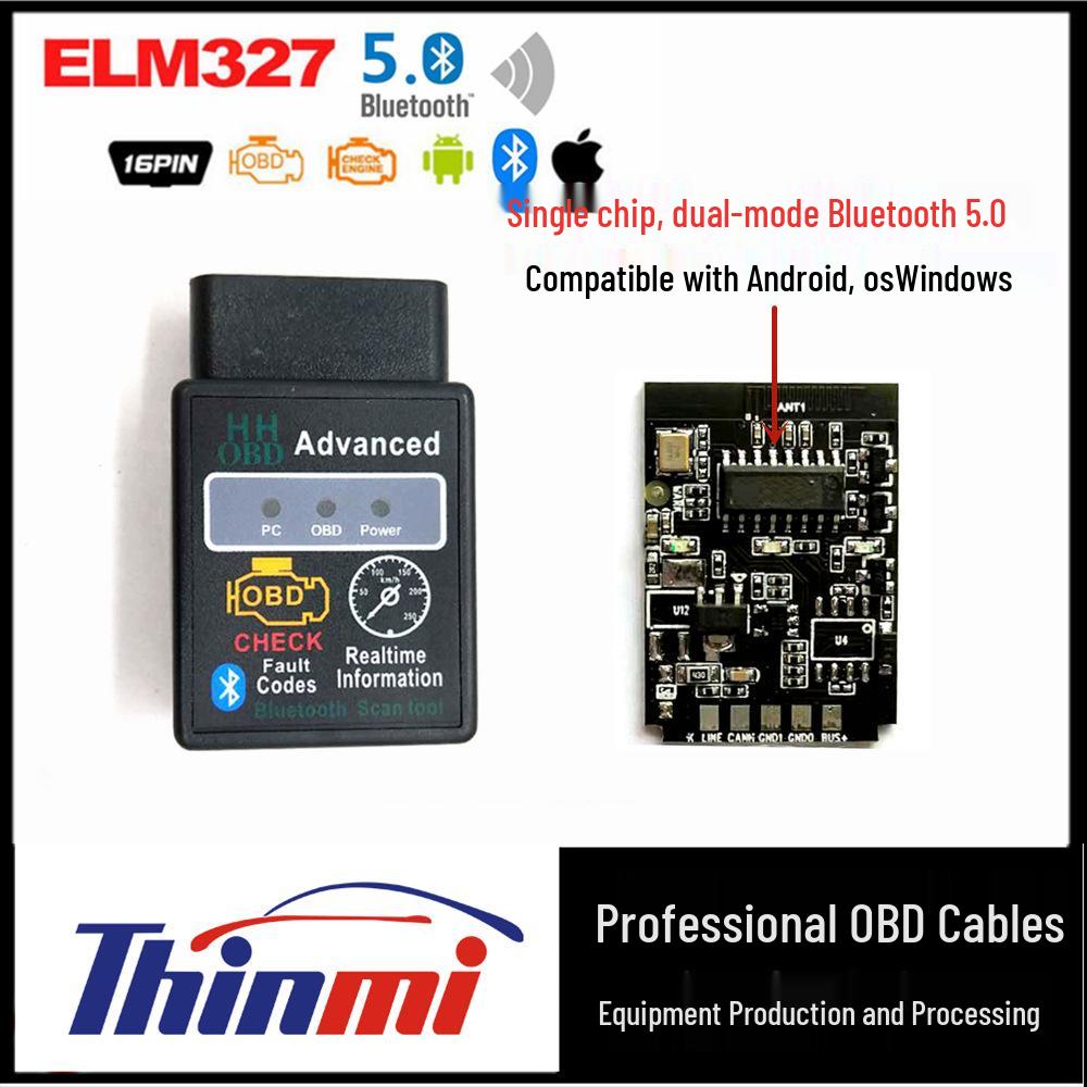 

Bluetooth ELM327 Міні HHOBD V2.1 Детектор середнього діапазону 8*5*3