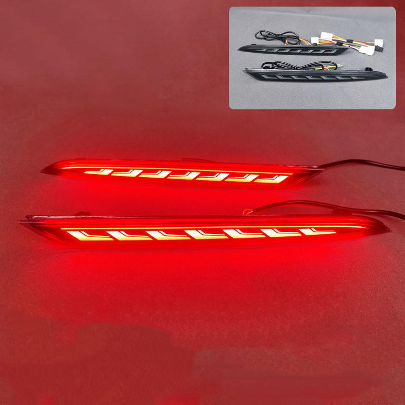 DinCh LED Rear Foglight For Geely EX2 Rear Bumper Foglight Foglamp Fog Light Fog Lamp Brake Lights