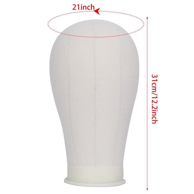 Colorful Canvas Block Head Kit Training Mannequin Wig Head Display Styling Mannequin Manikin Head Wig Stand Wig Head Stand