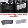 Rear Armrest Box AC Air Outlet Anti Kick Panel Cover Trim Stainless Accessories For Mercedes-Benz C Class W206 Sedan - 2025