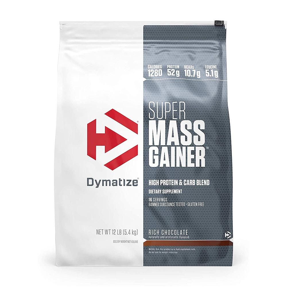 Super Mass Gainer Høyt Protein- og Karbohydratblandingspulver Rik Sjokolade 16 Porsjoner, 12 lb