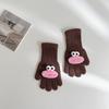 Weiche & Warme Fingerlose Handschuhe Verspielte & Bunte Fünffingerhandschuhe für Jungen & Mädchen Perfekt für Herbst & Winter Langlebig
