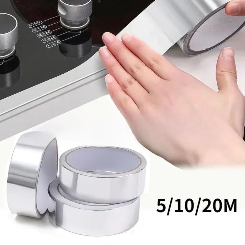Self-Adhesive Waterproof Aluminum Foil Tape | Perfect for Kitchen, Bathroom Shower, and Bathroom Edges