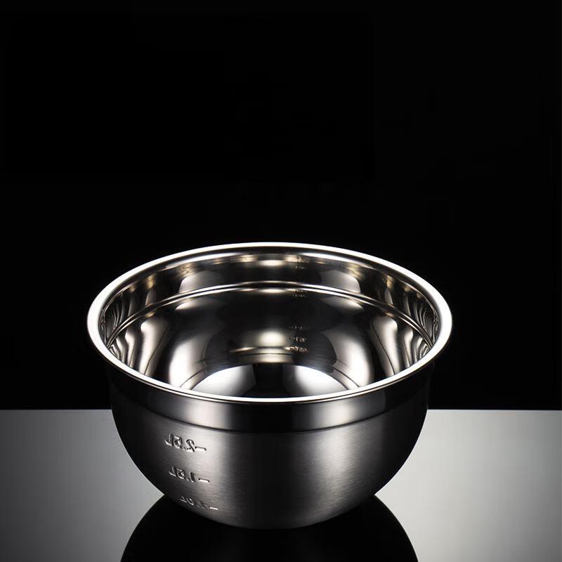 

Миска для салату та змішування ZISIZ з нержавіючої сталі з вагами