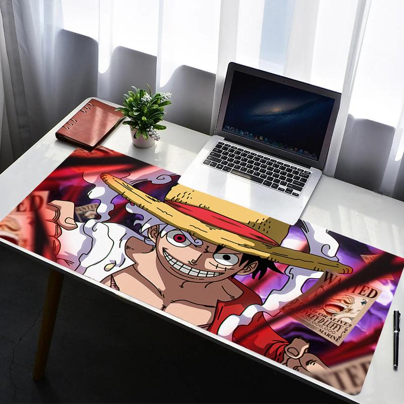 Mouse Pad One Piece Luffy PC Accessories Non Slip Rubber HD Mousepad Laptop Gamer Keyboard Pad Office Computer Gaming Mouse Mat