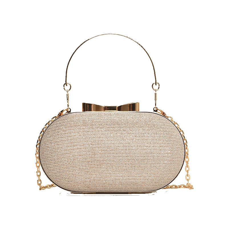 2025 new temperament fashion design single shoulder crossbody foreign style solid color retro chain portable texture crossbody bag