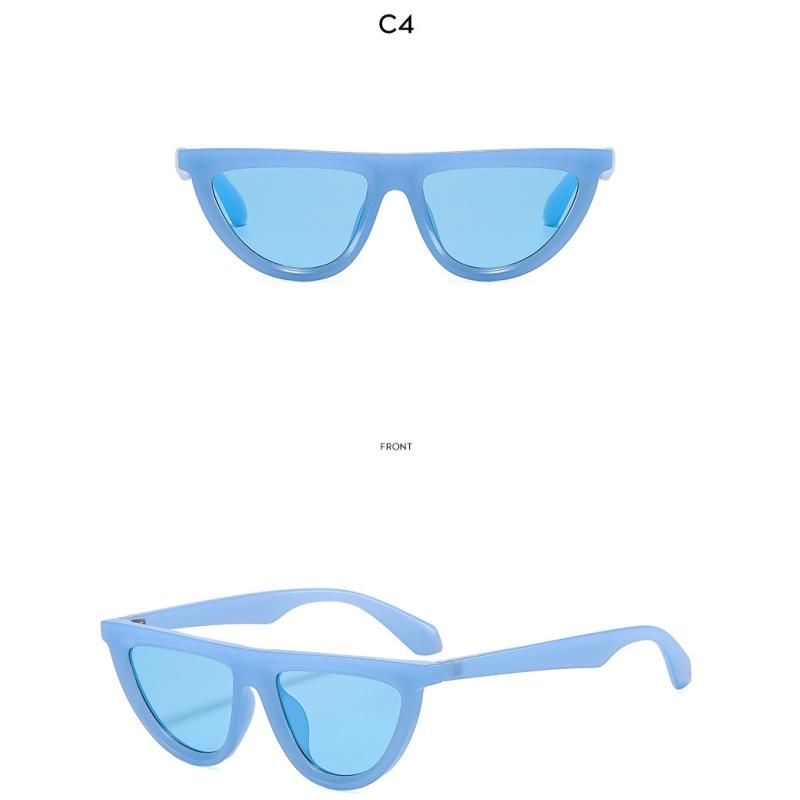 Women's sunglasses - unisex fashion half-moon cat eye sunglasses