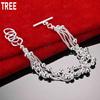 925 Sterling Silver Tassel Grape Bracelet Side Chain Handheld Bracelet Gift Jewelry