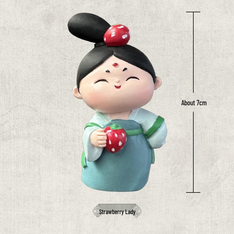 2024 Xi'an Lady Cultural Fridge Magnet – Chinese Style Travel Souvenir